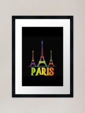 Eiffel tower and Paris in