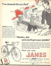 Vintage James 'Arrow Ace' Cycle Advert - Original 1956