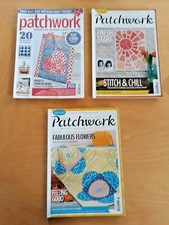 3 x Popular Patchwork Quilting Craft Magazines - February, April, May 2016