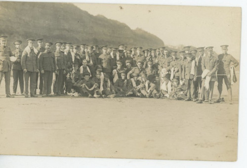 Military postcard large group - military,