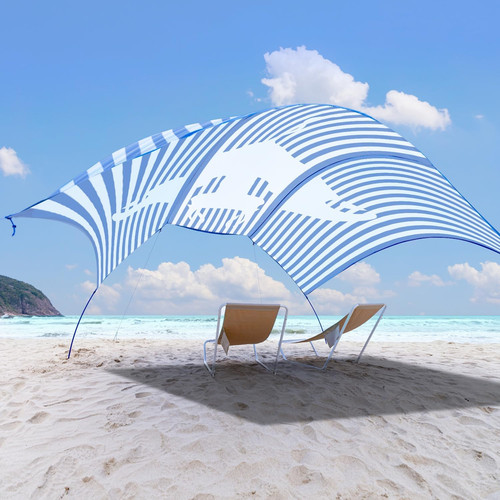 Beach wind powered - beach, shade