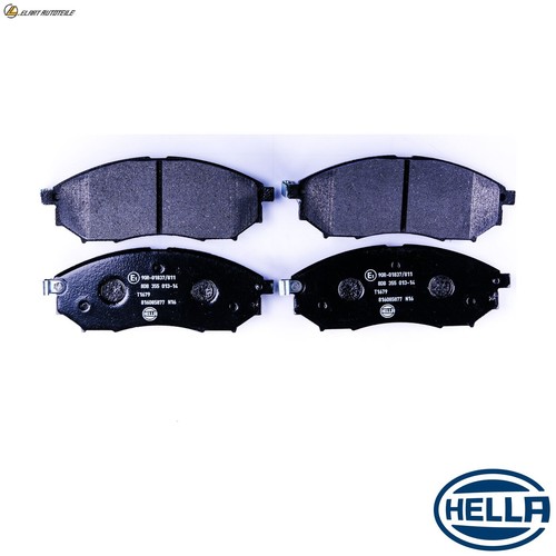 Brake pad set disc - disc, 8db