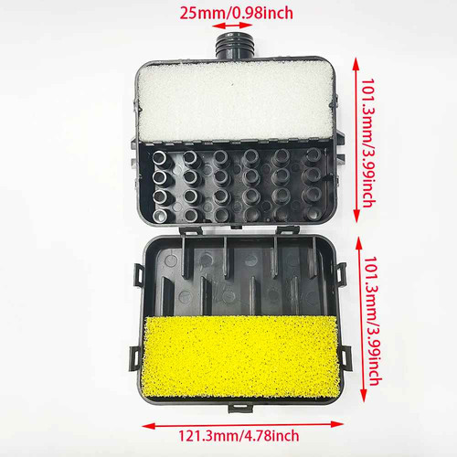 25mm black filter silencer - 25mm,