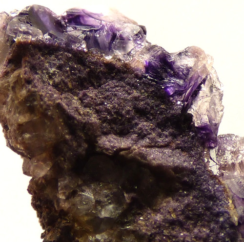 Blue john fluorite crystal - john,