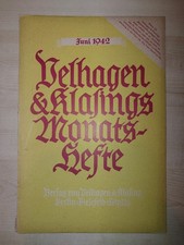 VELHAGEN KLASINGS MONATSHEFTE