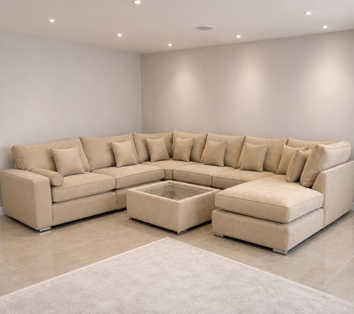 Luxury ruby shape sofa - ruby, u-shape