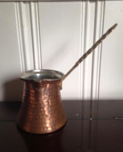 Vintage hammered copper