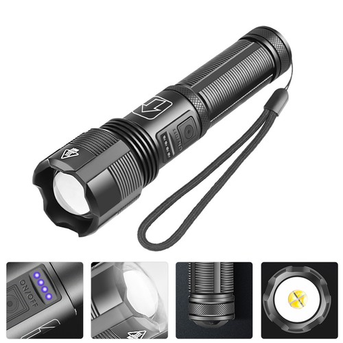 1set emergency flashlight usb - flashlight,