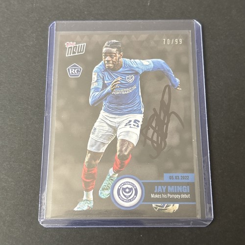 Signed jay mingi 2022 topps - mingi,