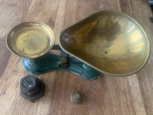 Antique salter cast iron - antique,