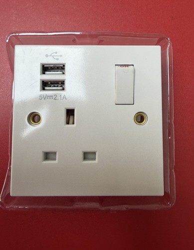 Single gang wall socket - socket, 13a