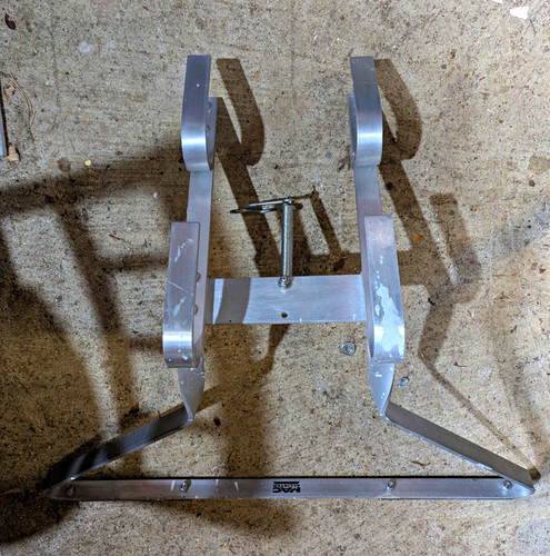 Aluminium ladder stabiliser - aluminium,