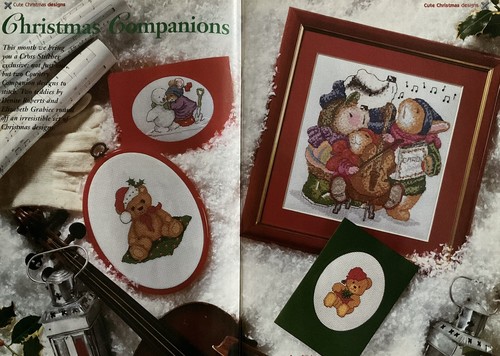 Cross stitch chart christmas - cross,