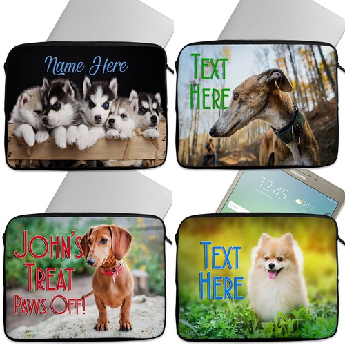 Personalised laptop case - case, dog