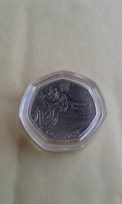 2011 Olympic Games CYCLING 50p Coin In Plastic Display Capsule
