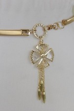 Women Hip Waist Elastic Gold