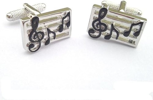 Music notes cufflinks - notes,