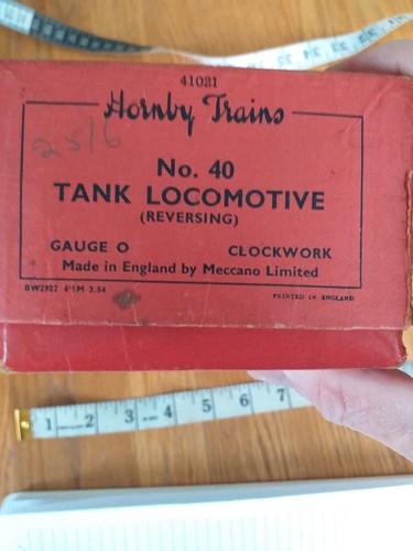 Hornby gauge 40 tank - 40,