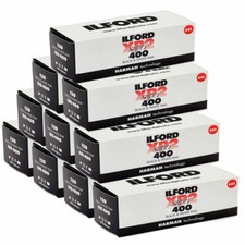10x Ilford XP2 400 120 B&W Roll Film  - C41 Process