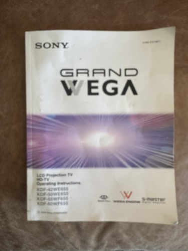 Sony grand wega - sony,