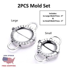 2x PCS Set Stainless Steel