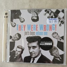  They Were Wrong: Joe's Boys, Vol. 1 Joe Meek Collection (CD, 2007) 2CD Are Mint