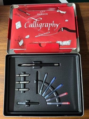 Parker calligraphy fountain - calligraphy,