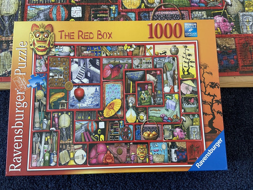 Ravensburger the red box - ravensburger, 1000