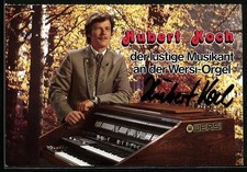Musician Hubert Koch with his