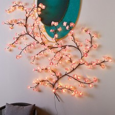 144LED Cherry Blossom Tree Lights USB 8 Modes Vine Fairy Light for Bedroom Decor