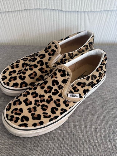 Kids size vans - size, leopard