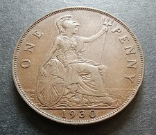 1930 Penny - King George V -
