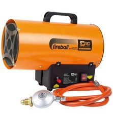 SIP FIREBALL 512 Propane Space Heater 15kW 51,182 BTU Workshop Garage Portable