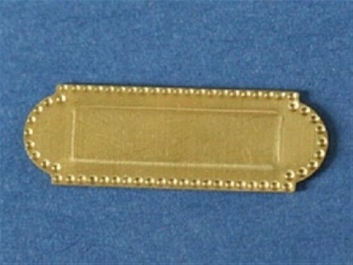 Brass letterbox dolls - dolls, house