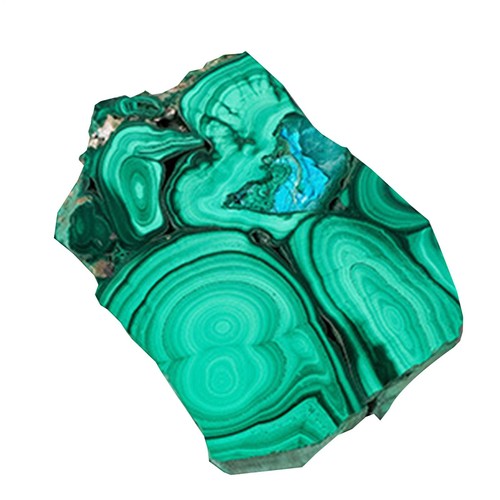 Natural malachite slice quartz - malachite,