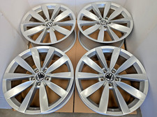 4X GENUINE VW PASSAT SCIROCCO TIGUAN SHARAN GOLF TOURAN CADDY 19" ALLOY WHEELS
