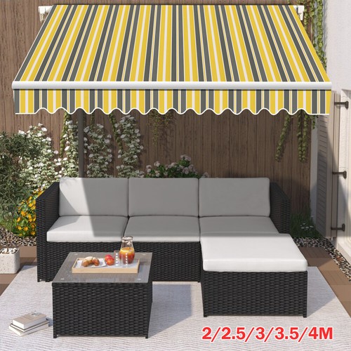 Manual garden awning sun shade - garden,