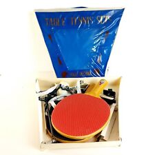 Vintage Chinese Ping Pong Table Tennis Set GOLD CUP Brand 1980s