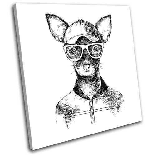 Hipster animals toy terrier - hipster,