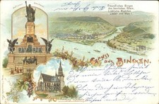 Bingen Rhine panorama close-up