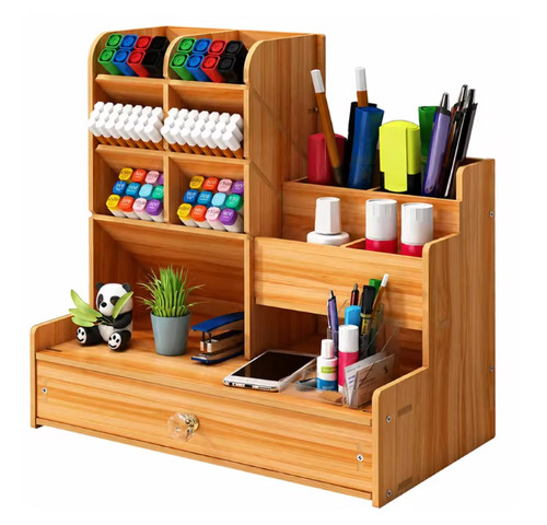 1pc wooden pen - pencil, storage