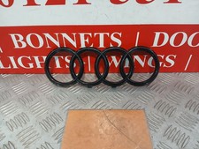 GENUINE AUDI RS5 8W B9 AUDI RING BLACK GRILLE BADGE 2016-2024