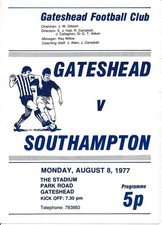 GATESHEAD v Southampton