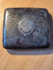 A beautiful silver cigarette case made by Joseph Gloster in 1904