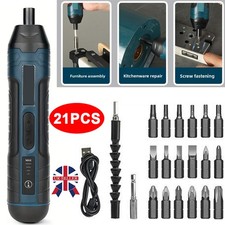 Cordless Electric Screwdriver Adjustment Power Mini Rechargeable Torque Drill