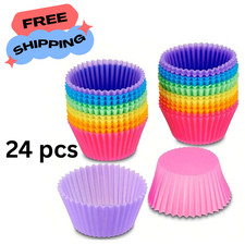 24pcs Reusable Silicone