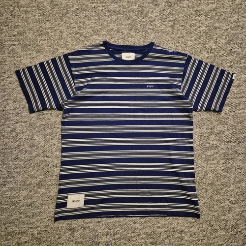 Wtaps striped shirt blue - striped, t
