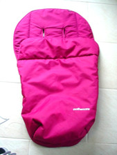 MOTHERCARE COSY TOES- FOOTMUFF. DARK PINK. excellent condition