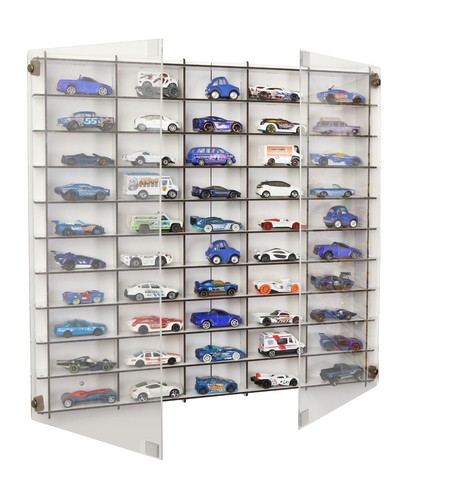 Toy car wall shelf - 1:64,