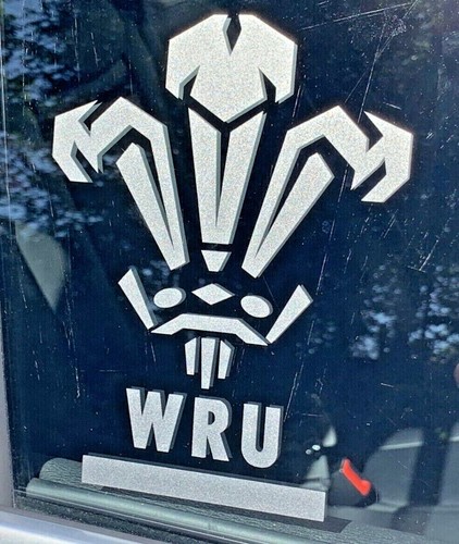Car sticker window - car, welsh